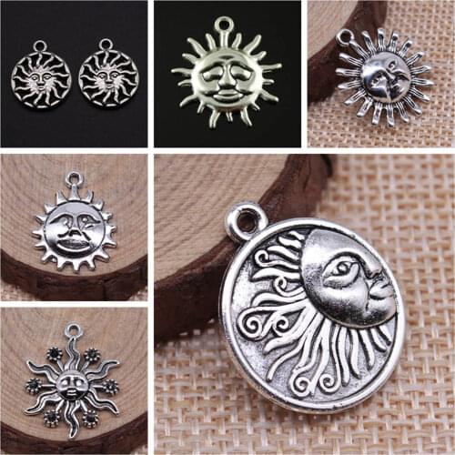 Malzahar Sun Charms diy jewelry bracelet charms for jewelry making kit accessories