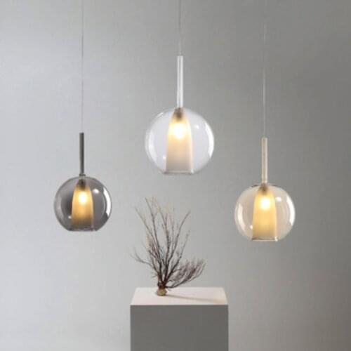 Modern LED Hanging Lamps Home Decoration Pendant Lights Living Room Glass Light Fixtures Hotel Restaurant Lights Cafe Lighting