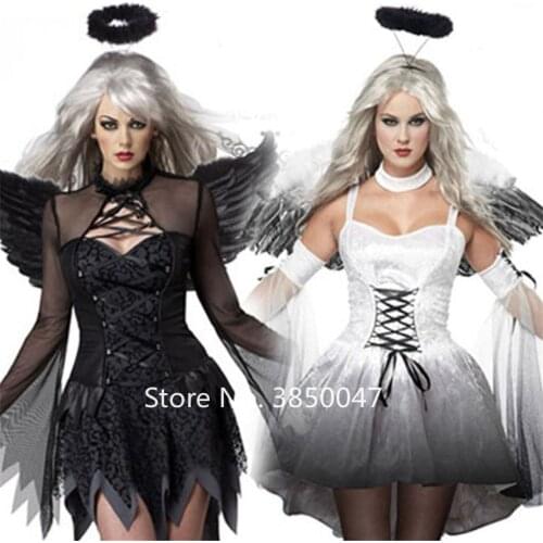 Scary Vampire Cosplay Costumes Halloween Gothic Ghost Bride Bandage Dress Day of The Dead Party Carnival Sexy Zombie Clothing