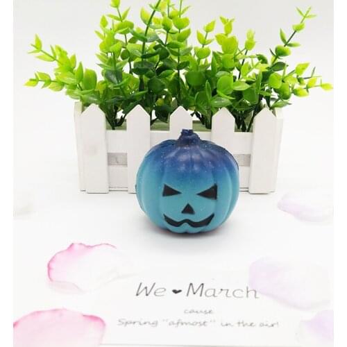 Squish Toys Slow Rising Squeeze Scented Halloween Galaxy Pumpkin Antistress Relief Toys for Kids Squeeze Gift Squishies