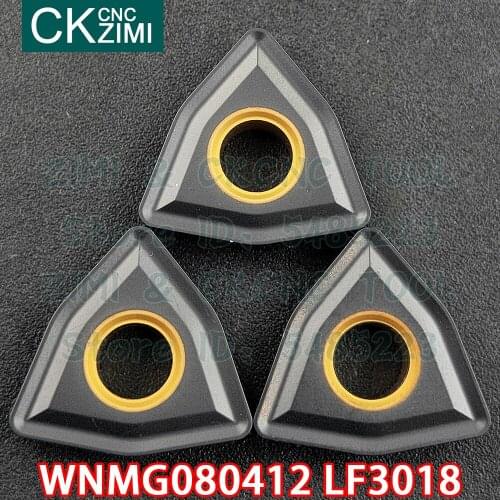 WNMG080412 LF3018 WNMG 080412 LF3018 Carbide Inserts External Turning Inserts Tools CNC Metal lathe Cutting Tools for cast iron