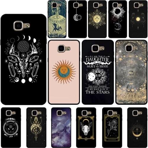 YNDFCNB Witches moon Tarot Phone Cases for Samsung A6 A8 Plus A7 A9 A20 A20S A30 A30S A40 A50 A70