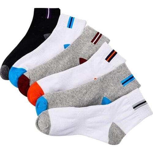 5 Pairs Of Batch New Spring And Summer Cotton Socks For Men Cotton Sweat - Absorbing Medium Tube Socks For Men Sports Socks