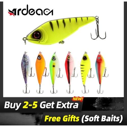 Ardea Hard Lures Artificial VIB Bait jerkbait lure crankbaits 120mm 52g Slow Sinking wobblers Jigging Baitfishing Fishing Tackle