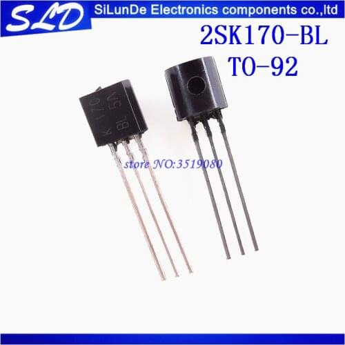 Free Shipping 200pcs/lot 2SK170 2SK170BL 2SK170-BL K170 TO-92 new and original In Stock