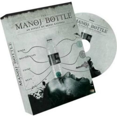 Free Shipping Manoj Bottle (DVD & Gimmicks) By Manoj Kaushal Magic Tricks,Close Up Magic,Stage Magia Illusions Magician Toys