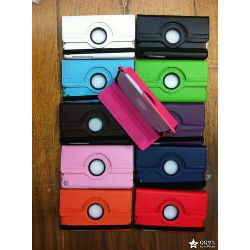 360 Degree Rotating Litchi Grain Folio Stand PU Leather Skin Sleeve Cover Case For ASUS Google Nexus 7 2nd 2 Gen 2013 Tablet