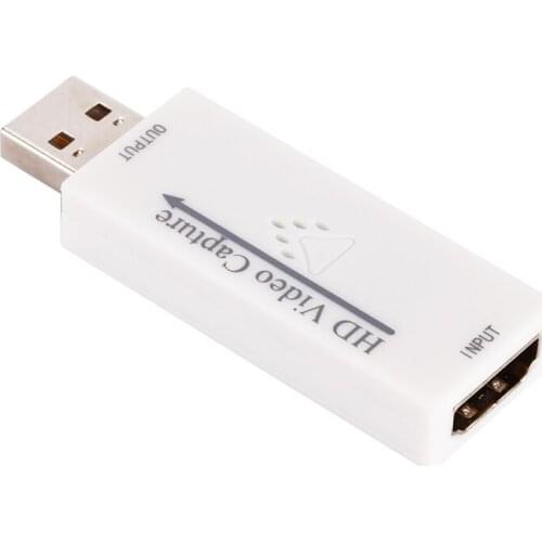 Elistooop Mini 4K 1080P HDMI-Compatible To USB 2.0 Video Capture Card Game Recording Box for Live Streaming Broadcast