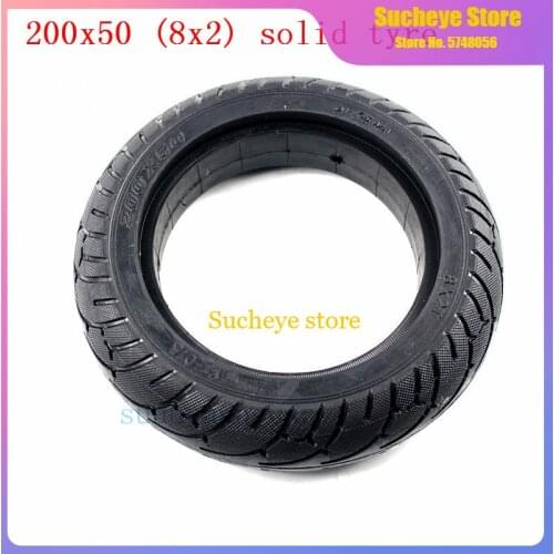 HOT Sale 200*50 Solid Tire 8 Inch Non-Pneumatic Tire 8''x2 '' 200x50 Fit for Electric Gas Scooter & Electric Scooter