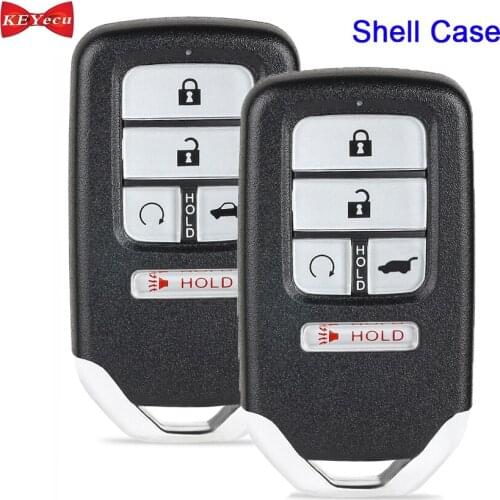 KEYECU for Honda Civic CR-V Pilot 2016 2017 2018 2019 Remote Shell Case Fob for KR5V2X