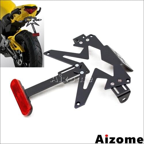 Motorcycle License Plate Bracket Tail Tidy For Kawasaki NINJA 300R 250R 650R Z750 Z800 Z900 ER6N ER6F Fender Eliminator Kit