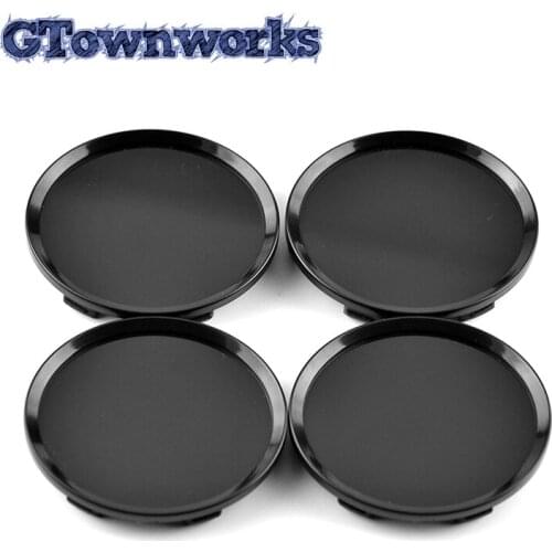 4pcs 64mm Chrome Silver Bright Black Wheel Hub Cap Rim Center Cover Fit For 13214660 13117069 09179670 09179671 For Car Refit