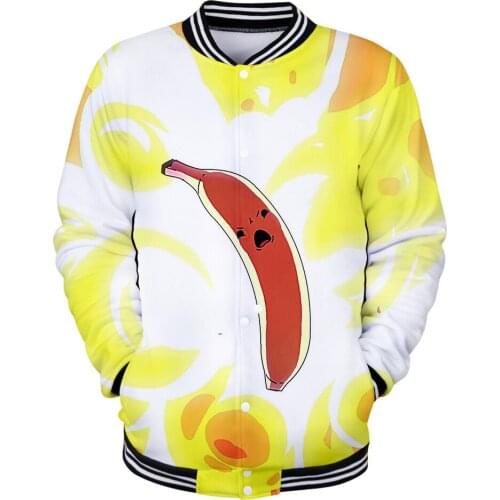 My friend Pedro 3D hoodies banana Baseball uniform 2019 new Men/Women spring Casual Harajuku Baseball Jackets clothes 4XL