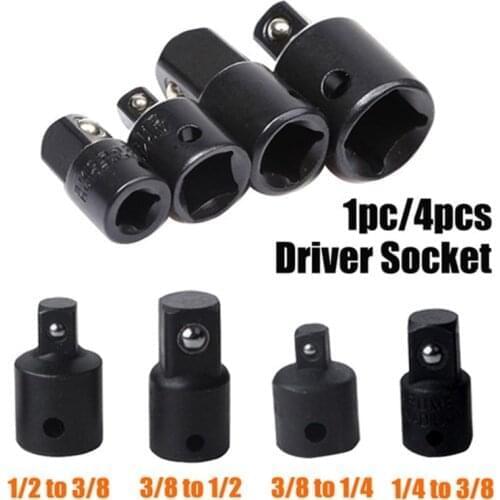 1pc/4pcs 1/4 3/8 1/2 Drive Socket Adapter Converter Reducer Air Impact Craftsman Socket Wrench Adapter Hand Tools Set