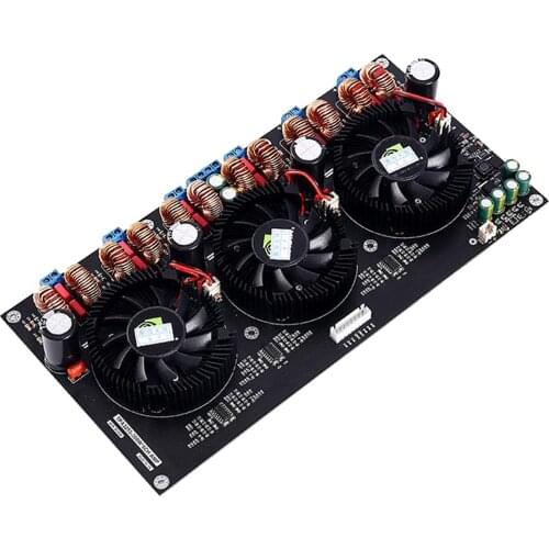 TPA3255 Amplifier Board DC24-48V 400mA Electronic DIY PCB W/ 3 Fan Design