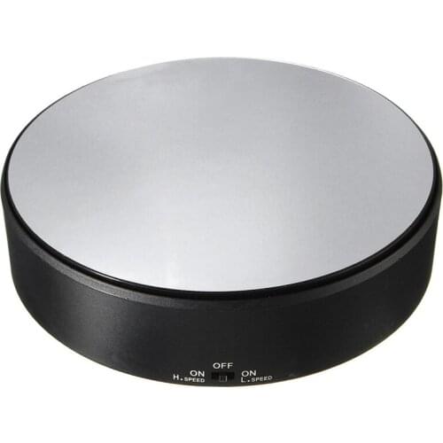 HOT-Display 360 Degree Rotating Stand for Jewelry Watch Rotary Display Table Mirror Surface Turn for Jewelry Model Display Stand