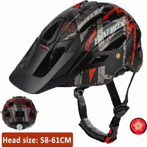 2021 New MTB Bicycle Helmet Camouflage Field Helmet Mountain Road Bike Riding Helmet With Tail Light casco ciclismo bicicleta