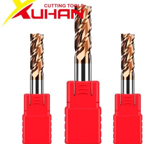 HRC55 Carbide end mill 50pcs 100pcs 4Flutes Milling Cutter Alloy Coating Tungsten Steel cutting tool CNC maching Endmills