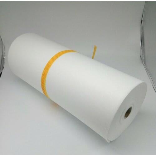 High quality width 100cm length 100 meters Industrial Embroidery one side tear away weight 65g embroidery paper backing