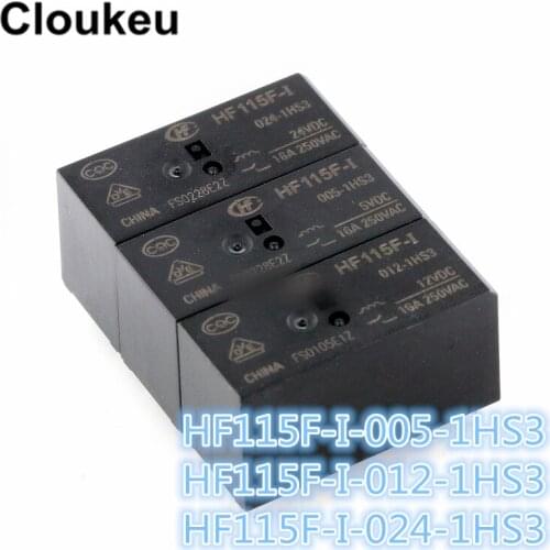 100Pcs Relay DIP6 JQX-115F-I-005 012 024-1HS3 HF115F-I-005 012 024-1HS3 5V 12V 24V