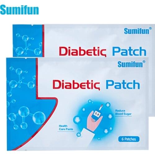 12pcs=2bags Diabetic Treatment Sticker Herbal Extract Stabilize Blood Sugar Level Patch Diabetes Cure Plaster Health Care D1764