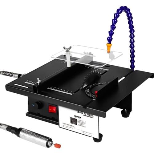 1800W Multifunctional Jade Carving Table Grinder Small Grinding And Cutting Machine Mini Table Saw Polishing Tool