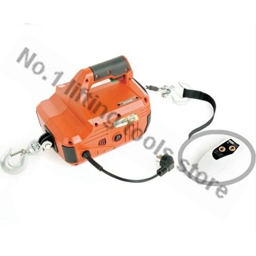 220 V Portable Winch Electric Hoist with wireless remote control