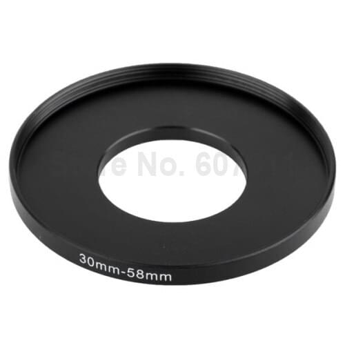 30mm-58mm 30-58mm 30 to 58 Step Up Filter Ring Stepping Adapter Lens Adaptor Black