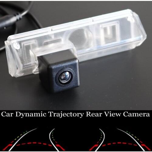 Car Intelligent Parking Tracks Parking Camera FOR Mitsubishi Pajero Sport / Pajero Dark 2008~2017 Car Reverse Rear View Camera