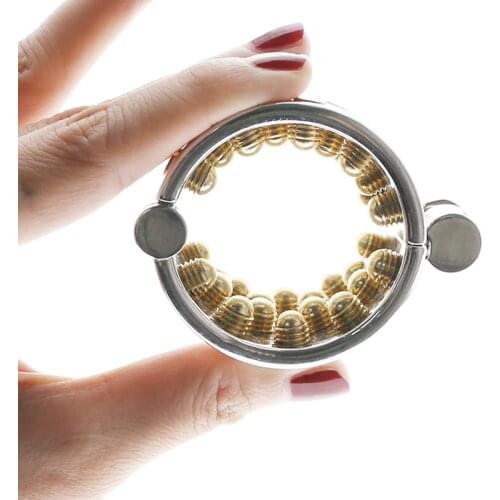 Kalis Teeth Extreme Chastity Device Spike Cock Ring Cock Lock for Men Scrotum Pendant Male Torture Devices BDSM Toys C049E