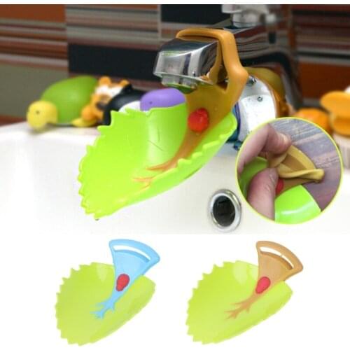 Brand Sink Extension Faucet Leaf Shape Kid Child Washing Hand Water Device Guide Faucet Extender Baby Care Bathroon Accessory