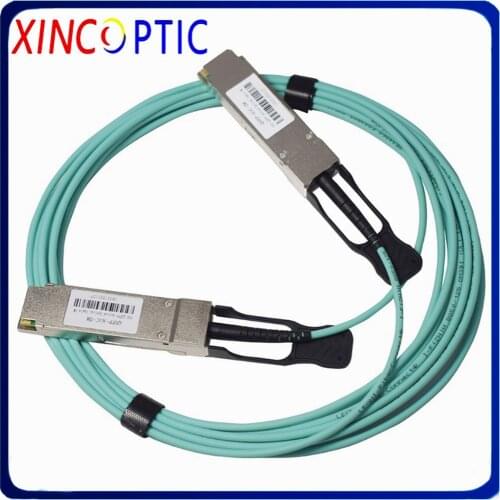 40G QSFP+ to QSFP+ AOC 5M Cable, OM3 OM4 Module Cable Active Optic Cable,Compatible 40G SFP+ (5M, 40G QSFP+ to QSFP+ AOC) Cable