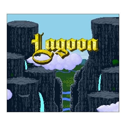 Lagoon NTSC Version 16 Bit 46 Pin Big Gray Game Card For USA Game Players