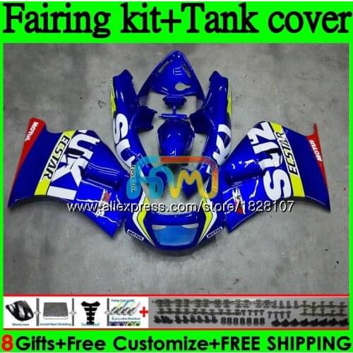 Kit +Tank For SUZUKI RGVT250 SAPC RGV-250 VJ23 101BS.13 RGV 250 VJ22 RGV250 95 96 97 Stock blue 98 1995 1996 1997 1998 Fairing