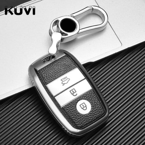 Leather Car Remote Key Case Cover Shell For KIA Rio Rio5 Sportage Ceed Cerato K3 KX3 K4 K5 Cerato Sorento Optima Cerato Picanto