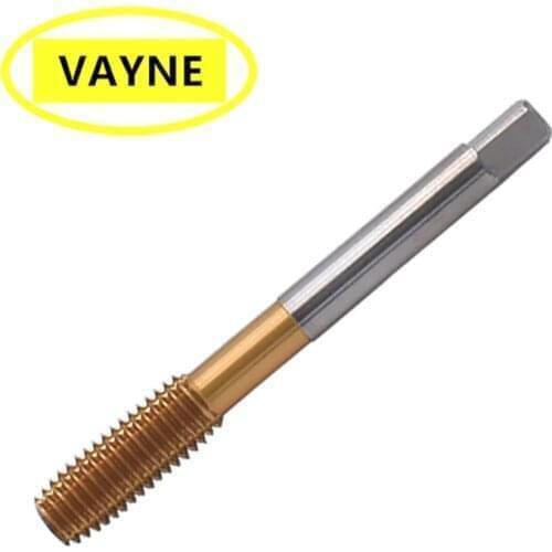 VAYNE HSSE Left Hand With Tin Forming Tap UNC 10-24L 1/4-20L 5/16-18L 3/8-16L UNF 1/4-28L 10-32L Machine Screw Fine Thread Taps