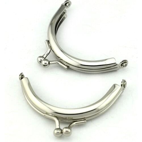 7 cm Coin Metal Purse Frame Making Kiss Clasp Lock for Clutch Bag Handle Handbag Accessories