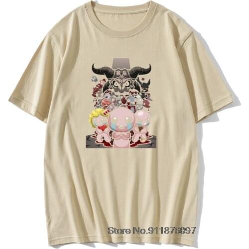 The Binding Of Isaac Men Tshirts Vintage Tees O Neck Tee Shirts Cotton Printed Cool Camisas Hombre