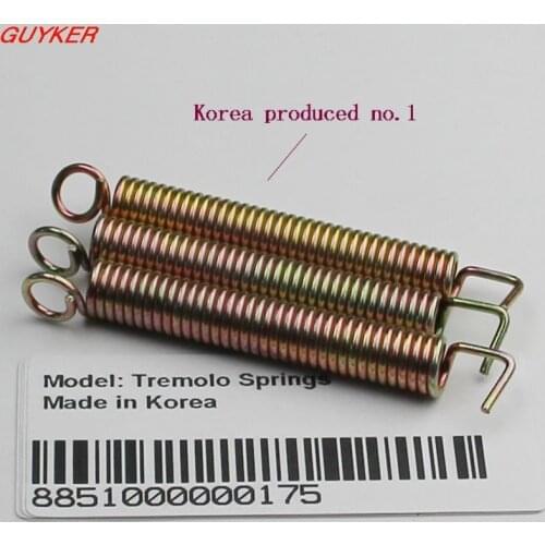 Set of 3 Tremolo Strat Guitar Bridge Tension Springs in Korea