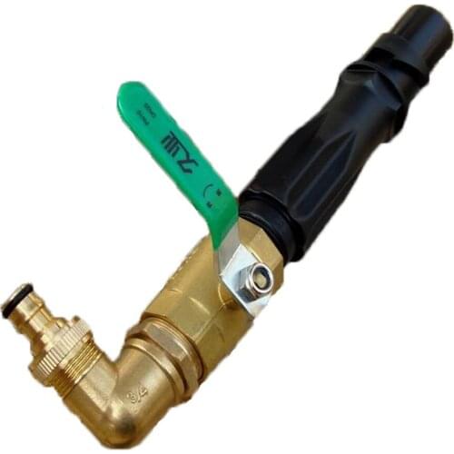 90 degree lawn horticultural nozzle with ball valve switch nozzle adjustable nozzle cooling and humidifying water gun nozzle