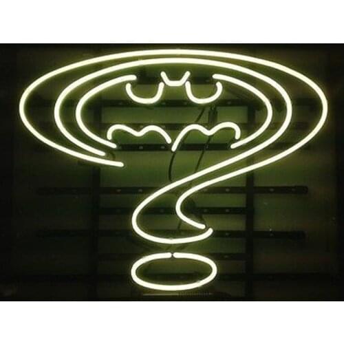 Neon Sign BATMA FOREVER light Why Symbols Neon Wall Sign Window Lamp Enseigne Lumineuse Decorate Home Handmade Real glass TUBE