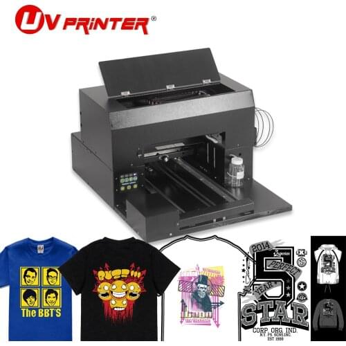 Clothes printing 6/8 color UV printer A3/A4 family practical high-resolution painting machine for mobile phone case/gift box