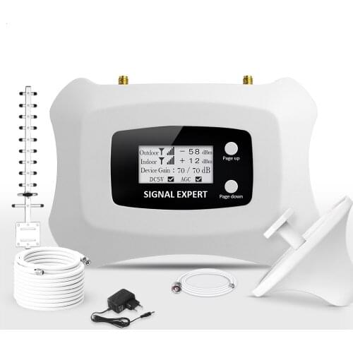 Atnj Factory Whole Sale 1800mhz Mobile Signal Booster Cell Phone Repeater With Lcd Display fixed wireless terminal