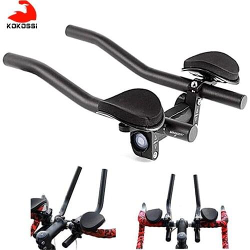 KoKossi New Rest TT Handlebar Aero Bars for Triathlon Time Trial Tri Cycling Bike Rest Handlebar for Long Distance Riding