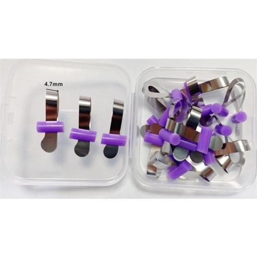 Dental SS Child Matrices Bands With Silionce Holder Preformed Composite Forming Sheet