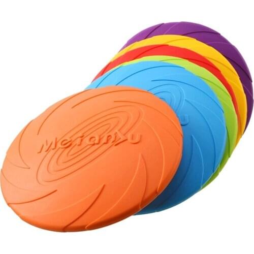 Tpr Soft Pet Flying Pet Silica Gel Soft Pet Flying Discs Dog Toys Saucer Big Or Small Dog Toys Pet Flying Plate For Pets