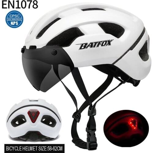 BATFOX Cycling Helmet Women Men Bicycle Helmet MTB Bike Mountain Road Breathable Ventilation Sport Safety Bike Helmet