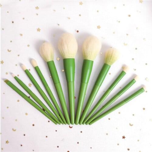 Waylike 11 Pieces Makeup Brushes Set Eye Shadow Foundation Powder Eyeliner Eyelash Lip Make Up Brush Cosmetic Beauty Tool