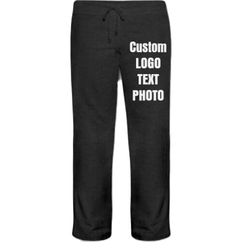 Custom Women Pants Loose Cotton Pants Casual All-match Trousers Print LOGO/TEXT/PHOTO