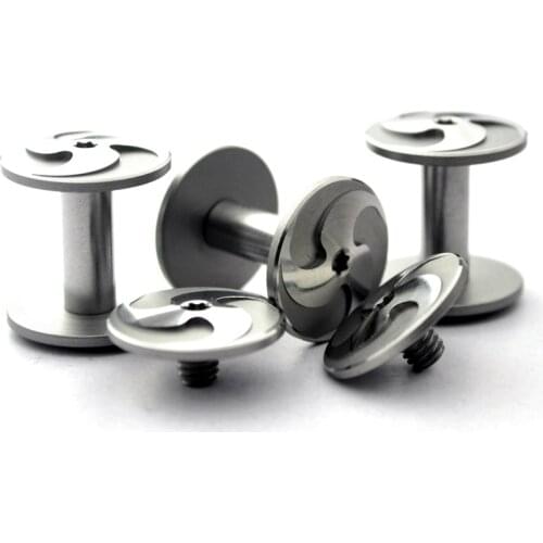 2Pairs Spindle holder screw Pair lock screw holder DIY tool making screw Fastener stainless steel nail